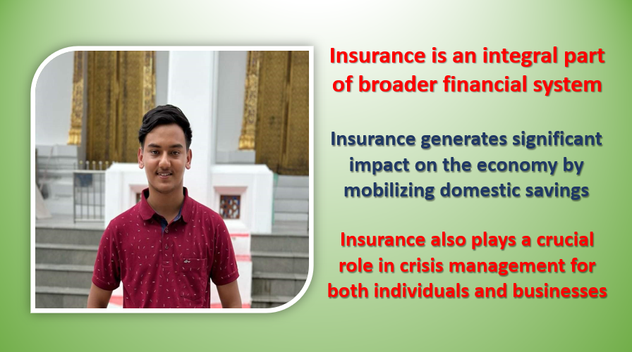 Role of Insurance Sector in Economic Development of a Nation, Article of Prajwal Bikram Thapa